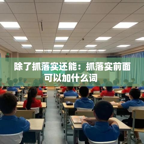 除了抓落實還能：抓落實前面可以加什么詞 