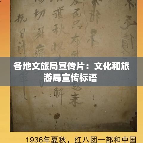 各地文旅局宣傳片：文化和旅游局宣傳標(biāo)語 