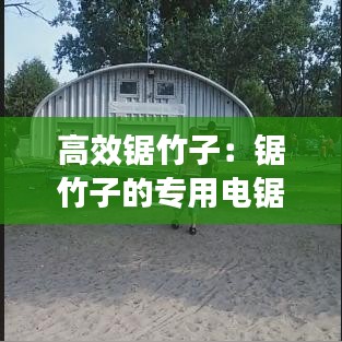 高效鋸竹子：鋸竹子的專用電鋸視頻 