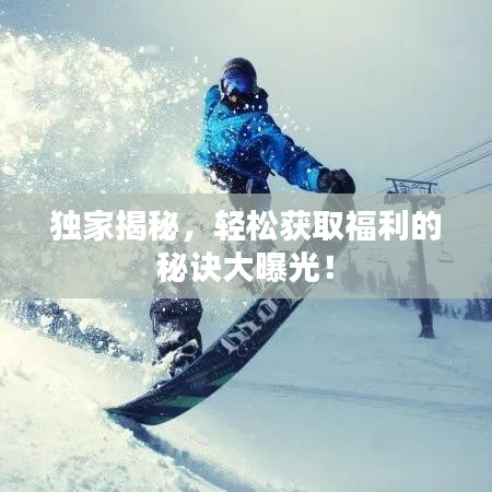獨家揭秘，輕松獲取福利的秘訣大曝光！