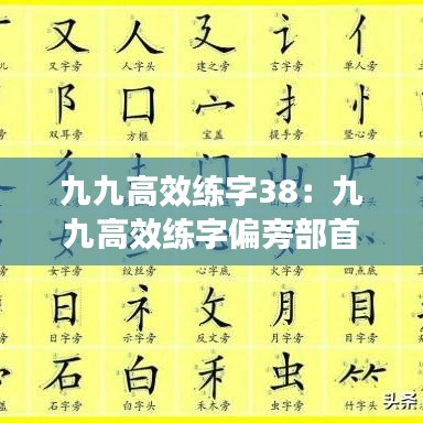 九九高效練字38：九九高效練字偏旁部首攻略 