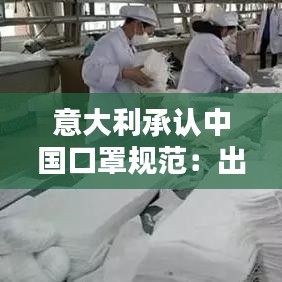 意大利承認(rèn)中國(guó)口罩規(guī)范：出口意大利口罩需要的資質(zhì) 