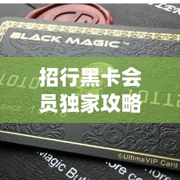 招行黑卡會(huì)員獨(dú)家攻略，最新指南揭秘特權(quán)與福利