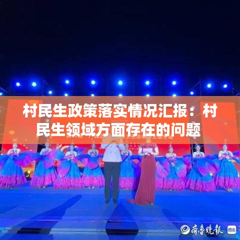 村民生政策落實情況匯報：村民生領(lǐng)域方面存在的問題 