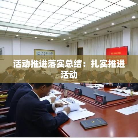 活動推進落實總結：扎實推進 活動 
