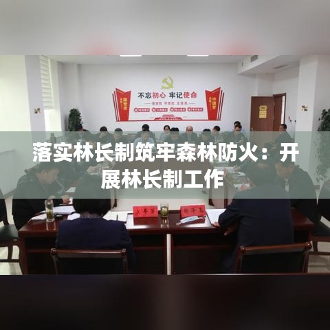 落實林長制筑牢森林防火：開展林長制工作 