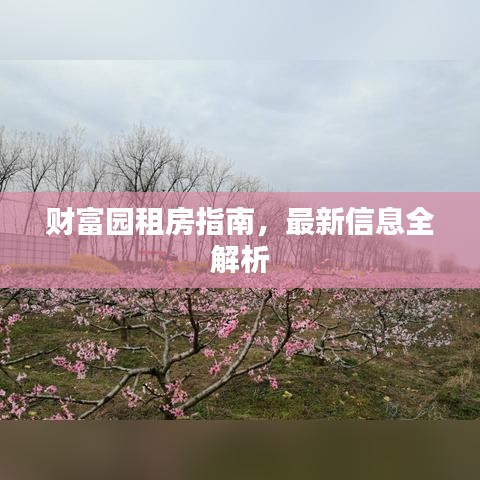 財(cái)富園租房指南，最新信息全解析