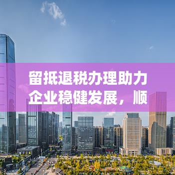 留抵退稅辦理助力企業(yè)穩(wěn)健發(fā)展，順暢高效獲贊！
