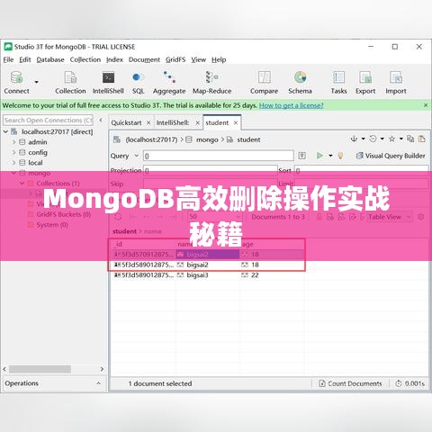 MongoDB高效刪除操作實戰(zhàn)秘籍