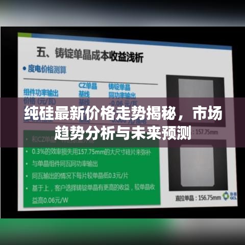 純硅最新價格走勢揭秘，市場趨勢分析與未來預(yù)測