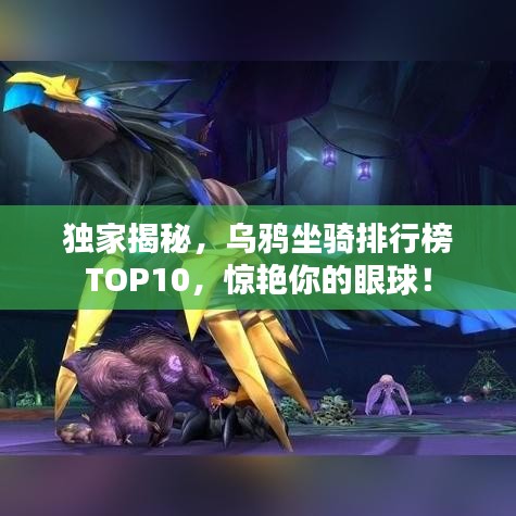 獨家揭秘，烏鴉坐騎排行榜TOP10，驚艷你的眼球！