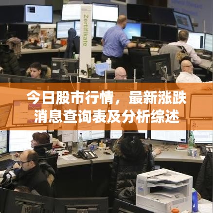今日股市行情，最新漲跌消息查詢表及分析綜述